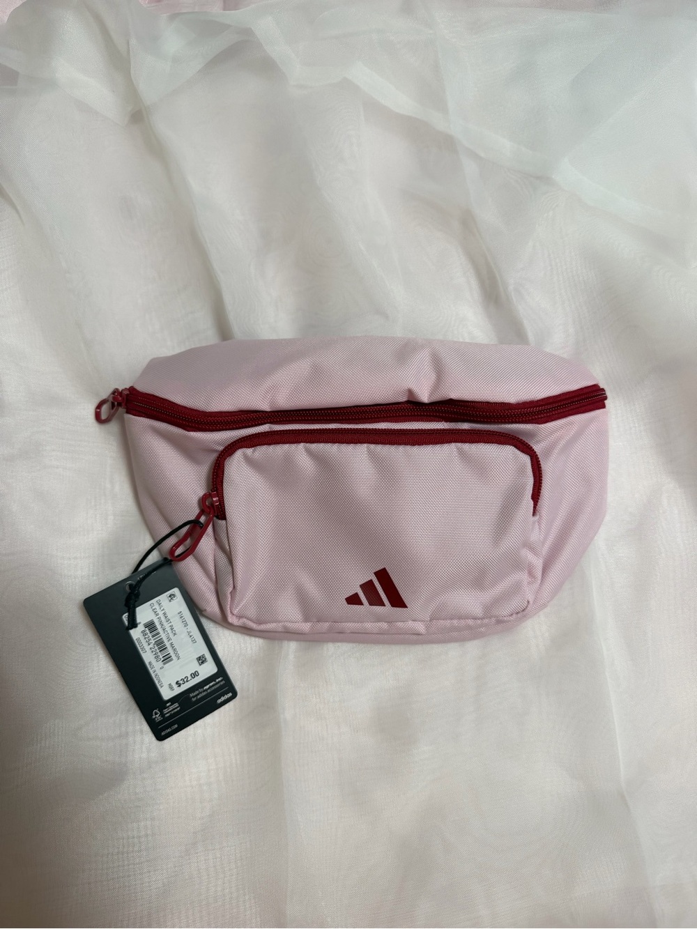 Adidas Pink Waist Bag